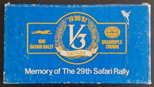 Very Rare Datsun Safari Rally Car Badge