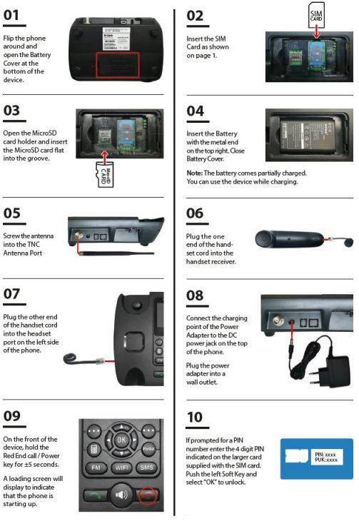 FLLA (Fixed Line Look Alike) Wi-Fi / Sim Card Phone (Retail R1699)