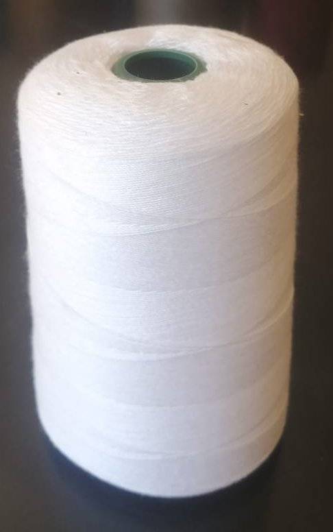 BULK Spun Polyester Yarn White