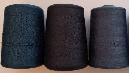 BULK Spun Polyester Yarn Dark Blue (variety of shades)