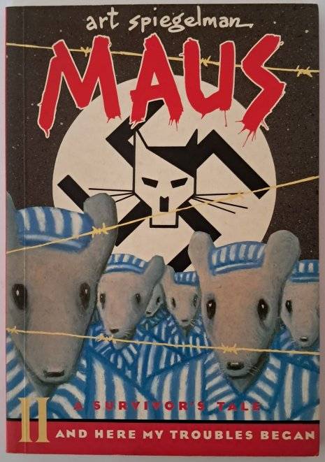 MAUS Art Spiegelman - A Survivors Tale 2 Graphic Book