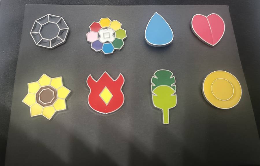 Pokemon Gym Badges (Kanto Region)