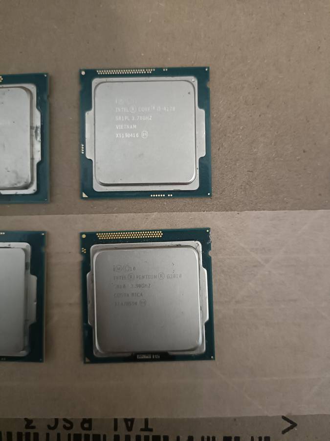 Various CPU's (3rd and 4th gen)