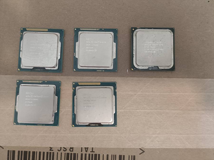 Various CPU's (3rd and 4th gen)