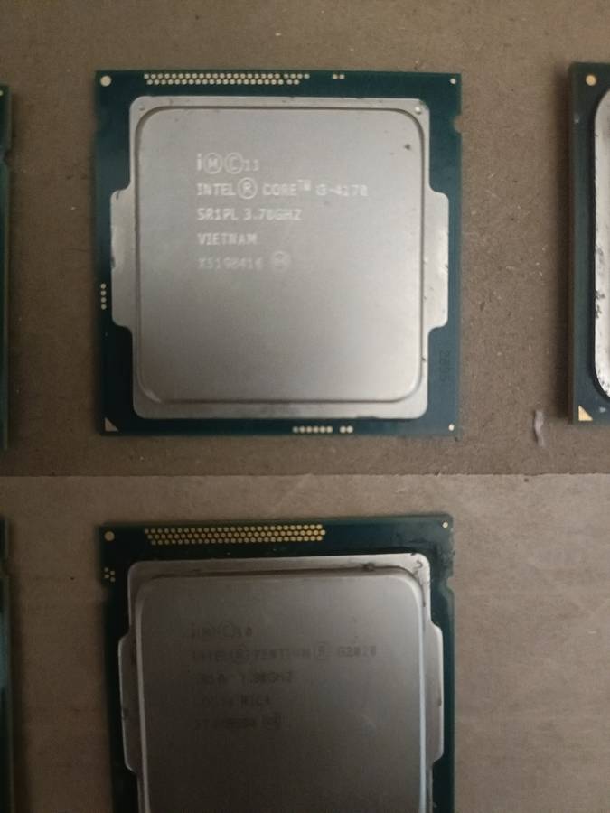 Various CPU's (3rd and 4th gen)