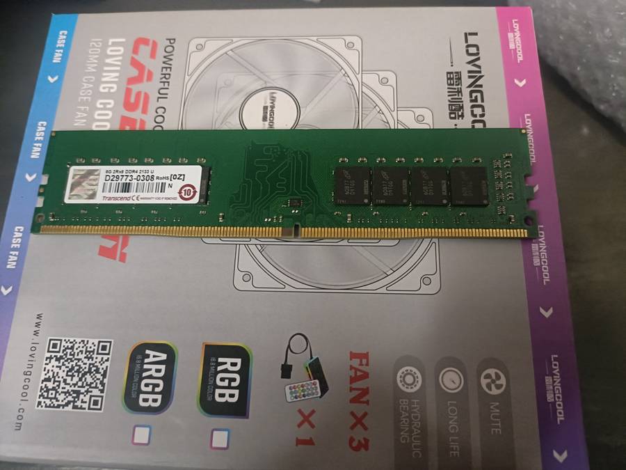 DDR4 8GB Ram (Transcend, Like New)