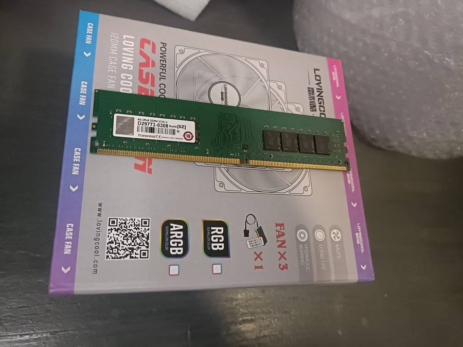 DDR4 8GB Ram (Transcend, Like New)