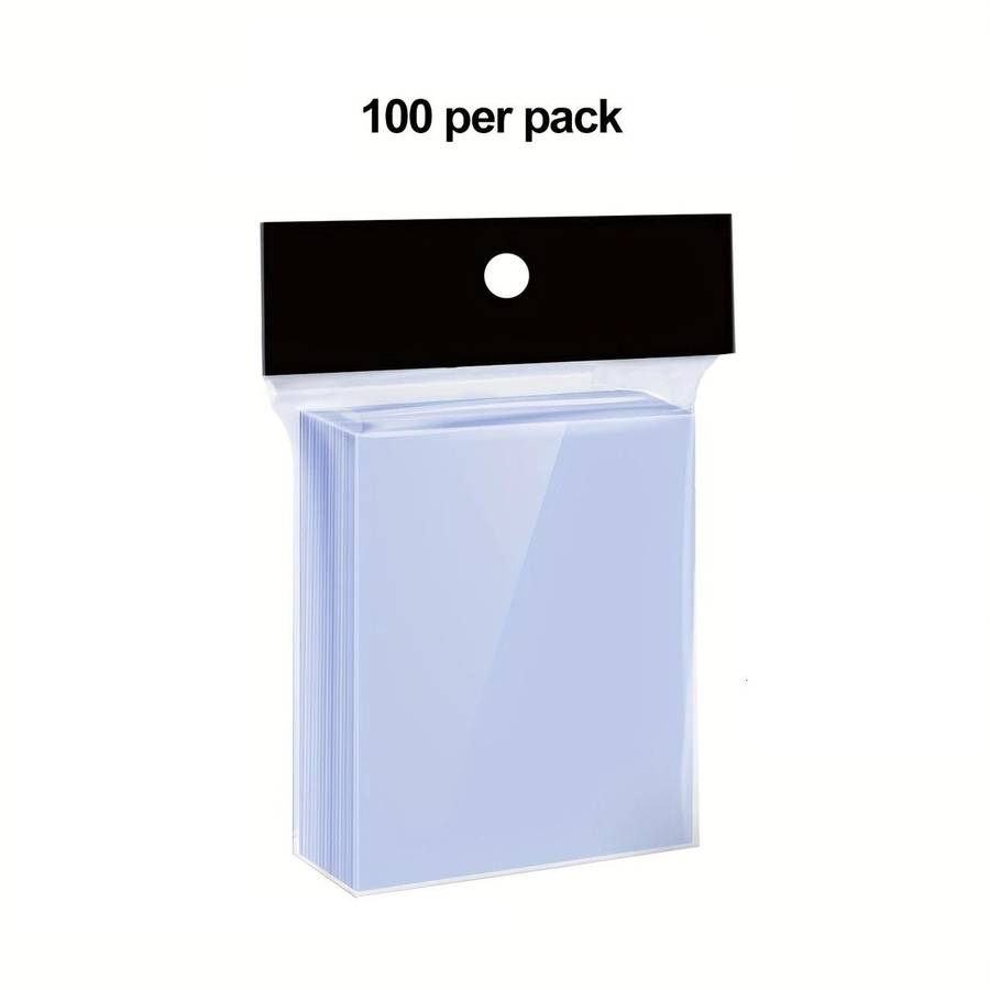 Trading Card Sleeves, Soft Clear Plastic