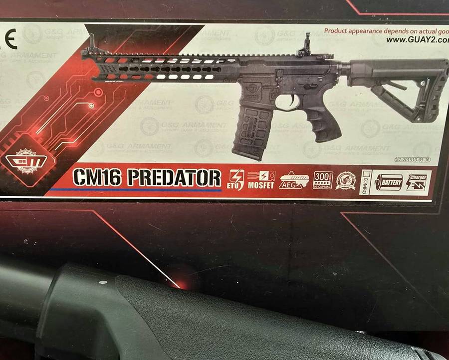 **SPECIAL** G&G CM16 "Predator" Airsoft AEG Rifle with MLOK Rail