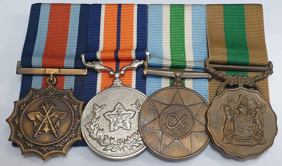 Set of 4 SADF medals