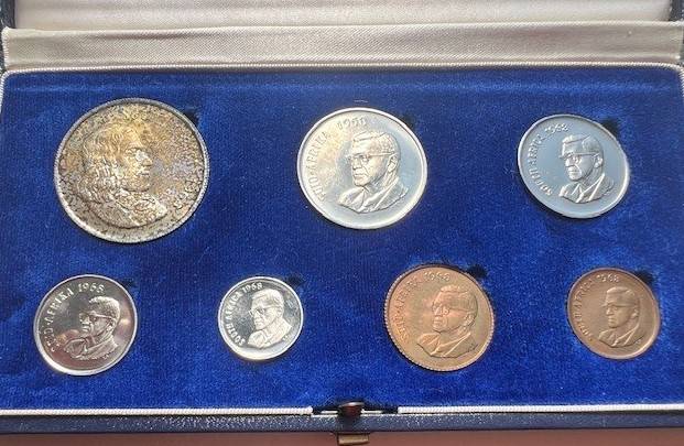 RSA 1968 SHORT PROOF SET IN SAM CASE