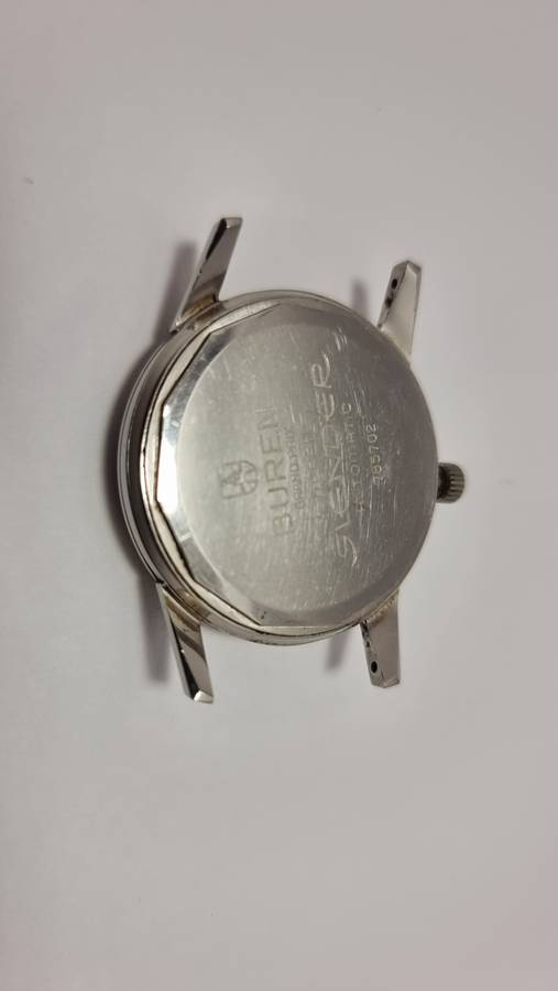 Buren Grand Prix Super Slender date automatic micro rotor 34mm