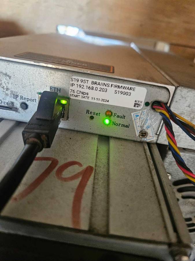 Antminer S19 95T used