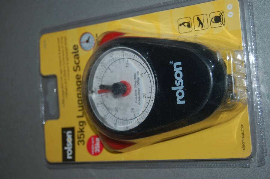 ROLSON 35KG PORTABLE SCALE WITH LBS OR KG MEASUREMENT