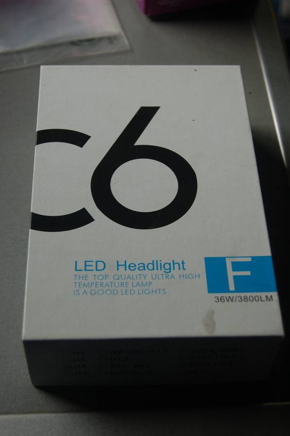 C6 LED HEADLIGHT PAIR (F) 36W 3500 LM