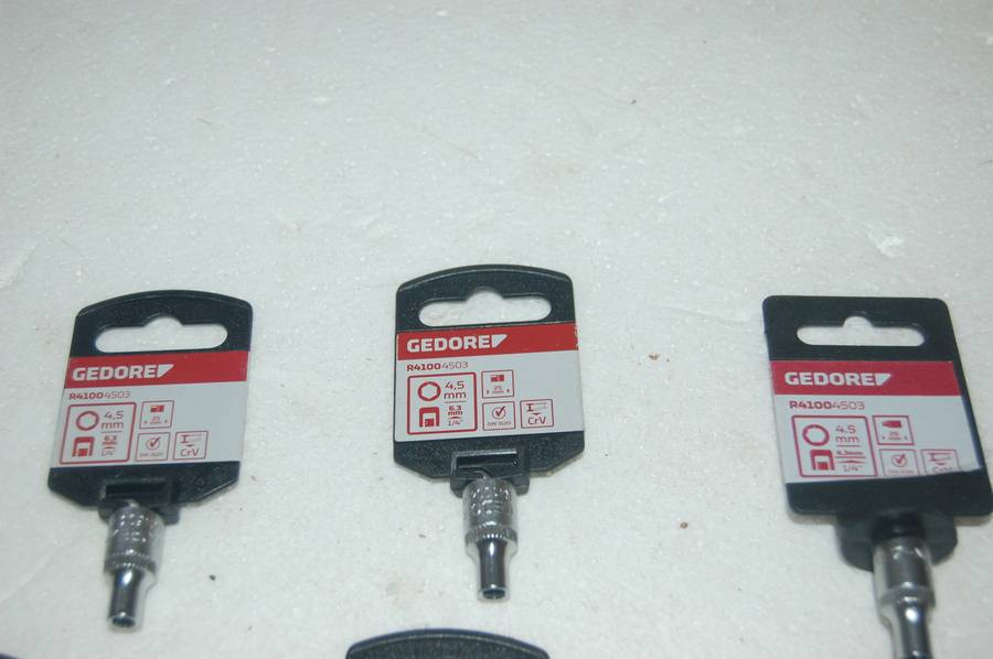 VARIETY PACK OF GEDORE SOCKETS MULTI ANGLE ADAPTERS AND LENGTH EXTENDERS