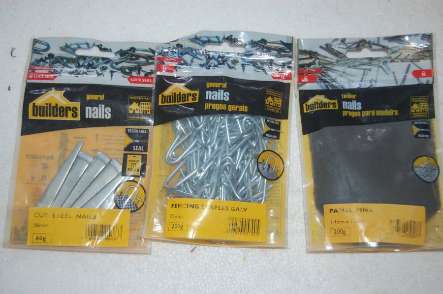 Useful Family Pack of BUILDERS QUALITY assorted NAILS