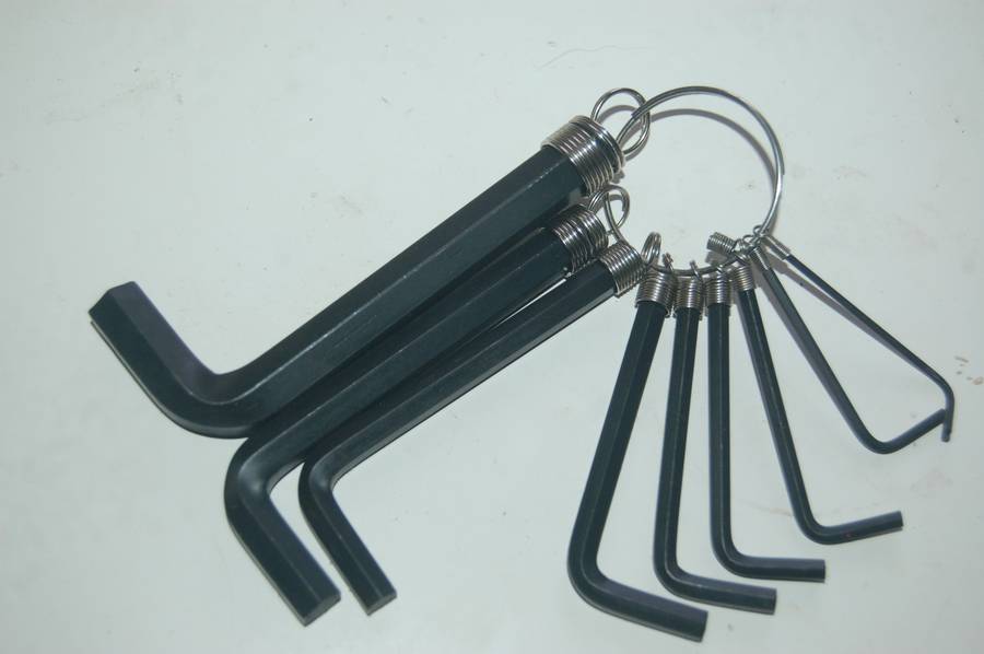 SET OF ALLEN KEYS (HEX) HARDLY USED