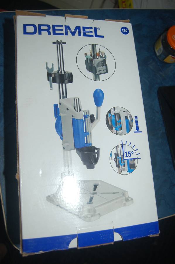 DREMEL 220 WORKSTATION DRILL PRESS EXCELLENT CONDITION IN ORIGINAL BOX