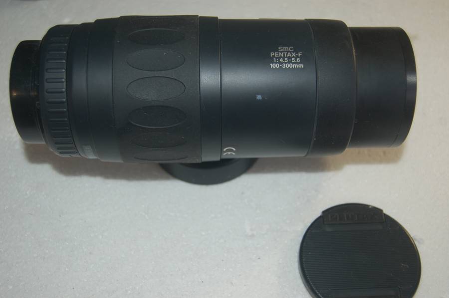 PENTAX CAMERA COLLECTION ME AND ME SUPER WITH 100-300 PENTAX ZOOM LENS FOR ROLL FILM