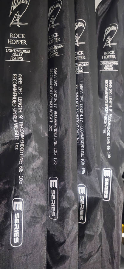 Assassin rock hopper set of 4 rods
