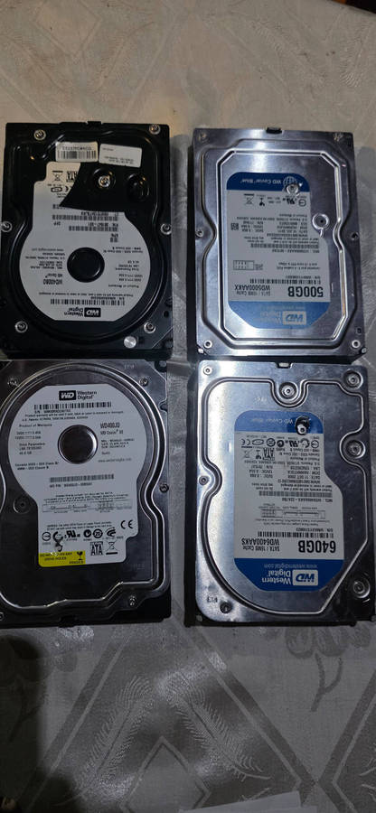 SATA hard drives x 4