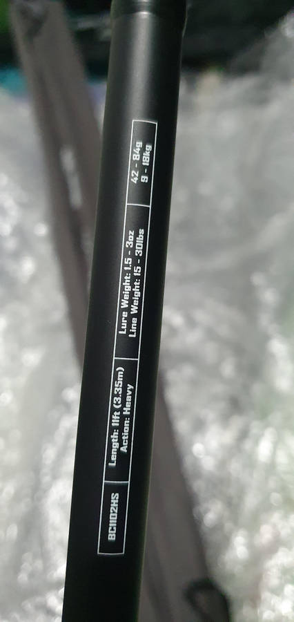 Okuma blue carbon +okuma wave power + assassin rod