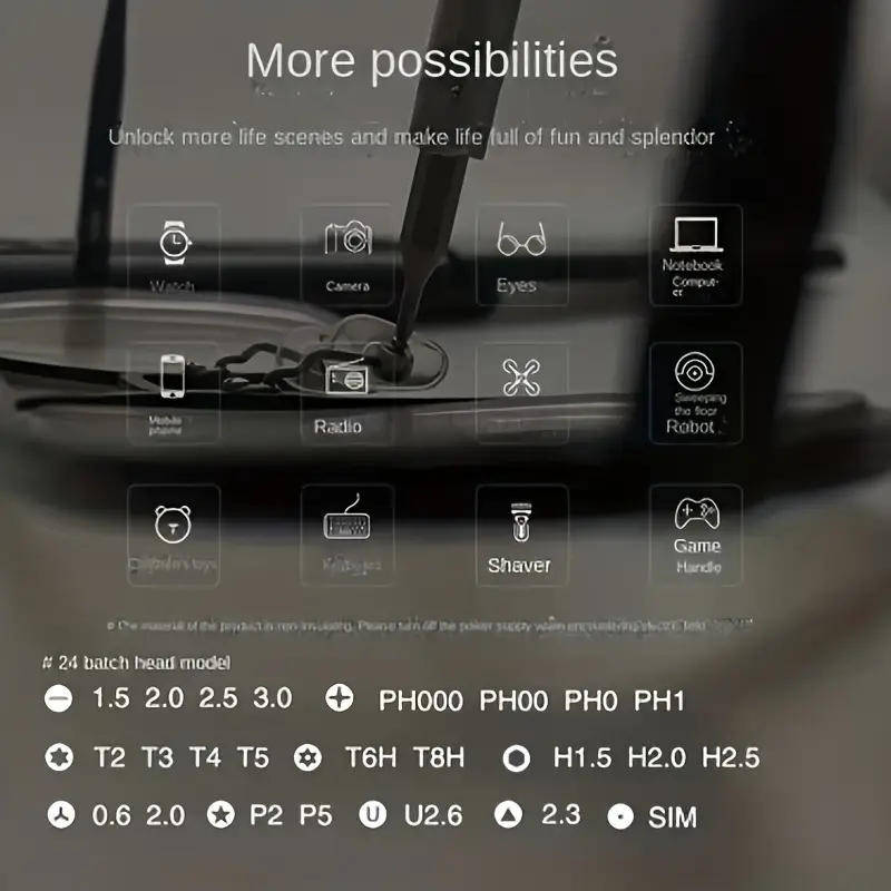 25-in-1 Precision Screwdriver Set for Mobile Phones and Tablets