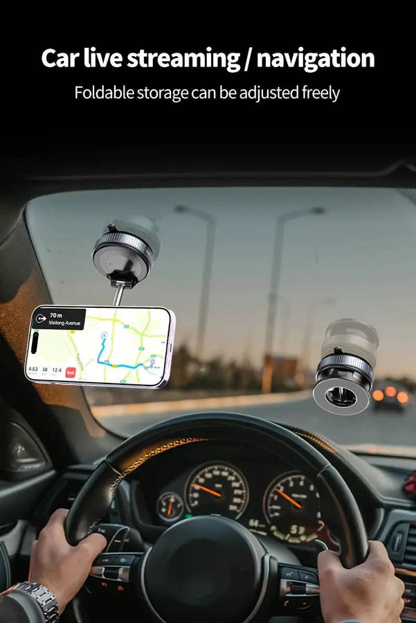 Universal Magnetic Car Phone Holder | Secure Grip | Fits iPhone, Samsung & More