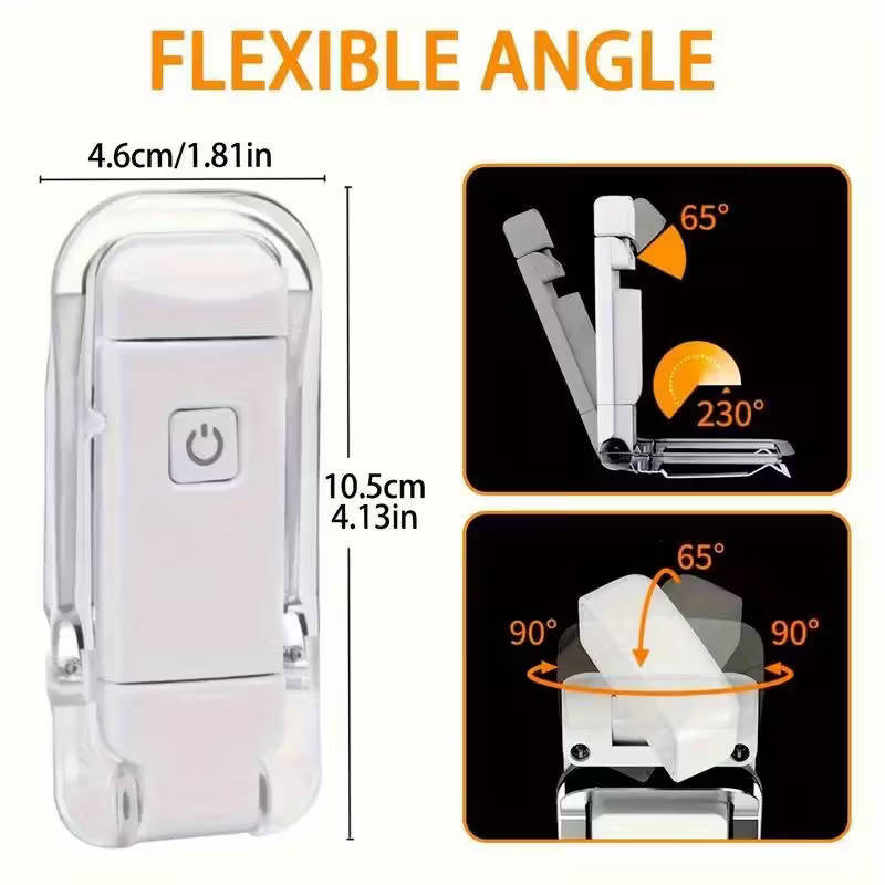 FlexiGlow Mini USB Rechargeable Reading Light  Bright, Bendable & Perfect for Night Reading!