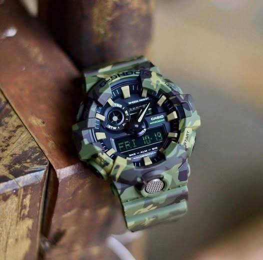 Casio G-Shock Military Green - GA-700CM03A Series - Display Model