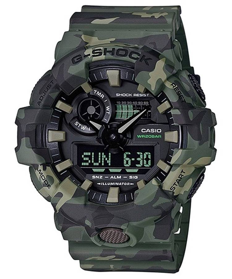 Casio G-Shock Military Green - GA-700CM03A Series - Display Model