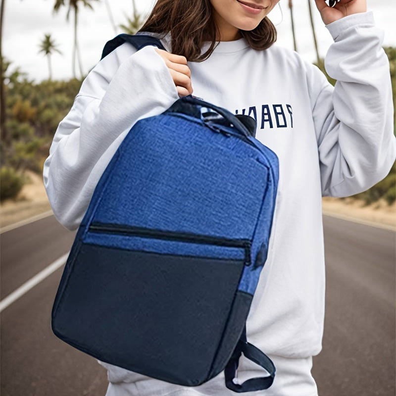 2-Piece Business Travel Backpack Multi-Function Laptop Backpack Laptop Bag Sent Randomly