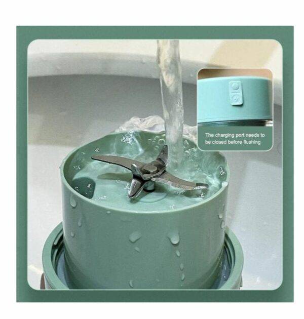 Portable Rechargeable Handheld Juice Blender Cup With Straw 500ML