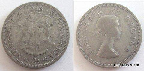 South African 2 Shilling 1955 to 1960--67,86 GRAM---All for 1 bid