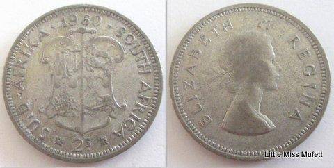 South African 2 Shilling 1955 to 1960--67,86 GRAM---All for 1 bid