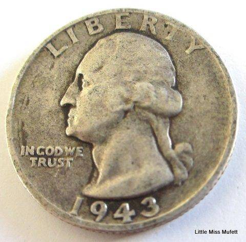 A 1943 USA Quarter Dollar---CompositionSilver (.900) Weight6.25 g