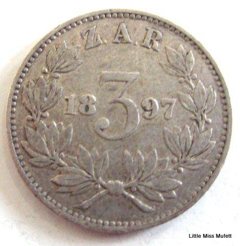 An 1897 ZAR Kruger 3d