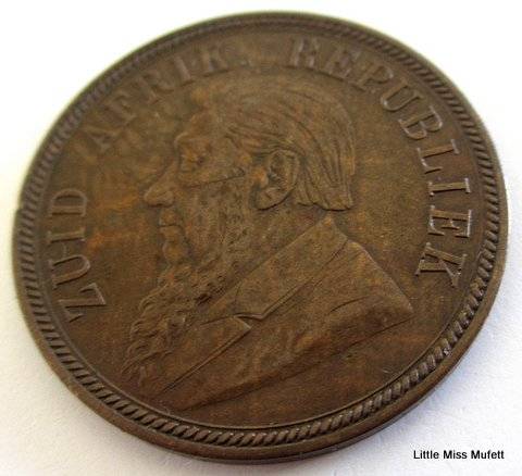 An 1892 ZAR Kruger Penny---Top grade