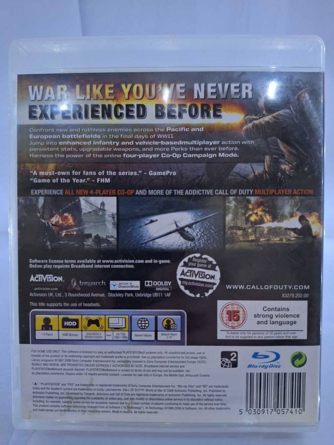 Call Of Duty: World at War (PS3)