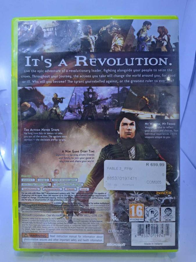 Fable III (XBOX 360)