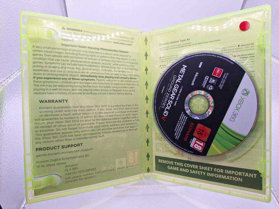 Metal Gear Solid V: Ground Zeroes (XBOX 360)