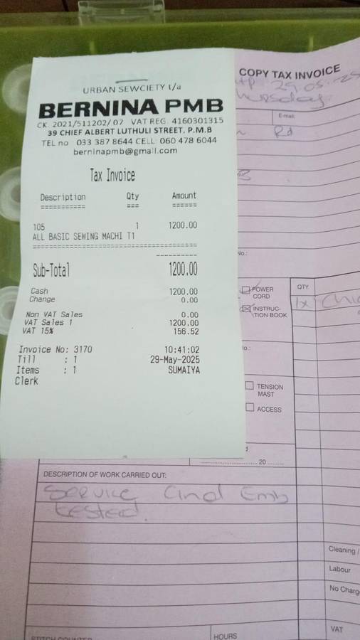 Bernina Sublime Chicago 7 SEWING and EMBROIDERY machine