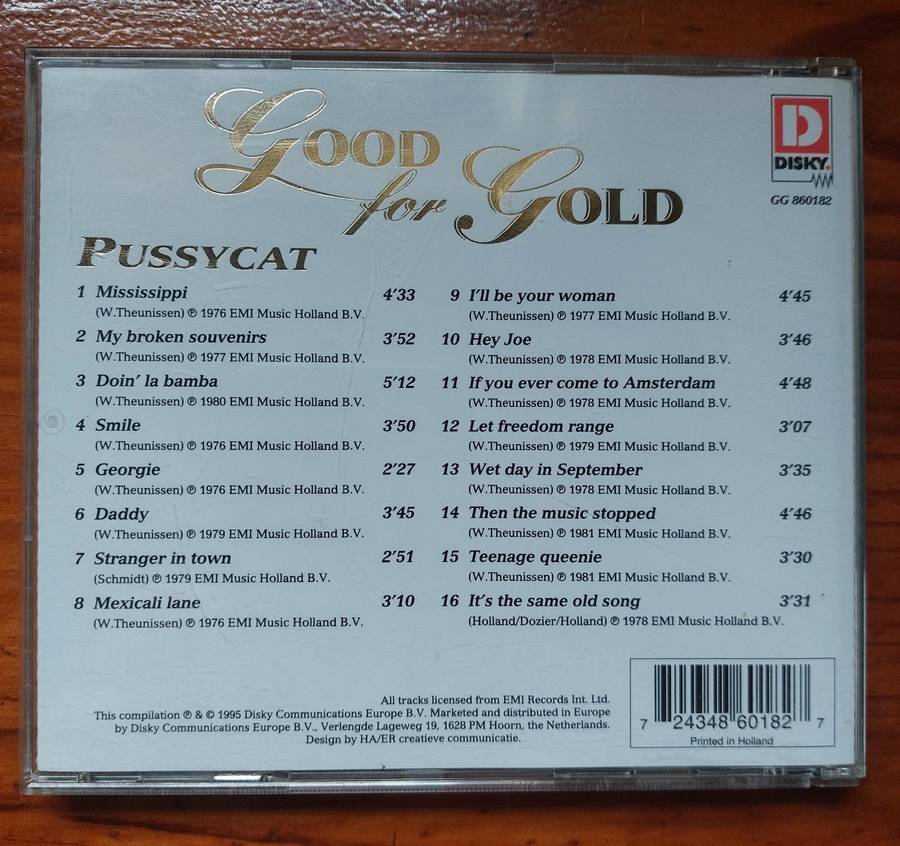 Pussycat - Good for Gold Music CD