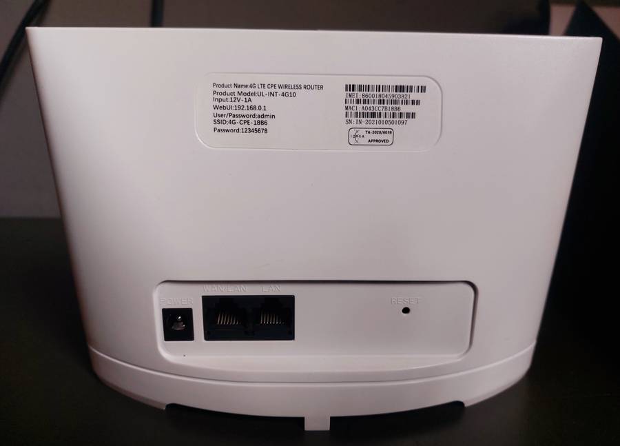 Ultra Link 4G LTE CPE Router