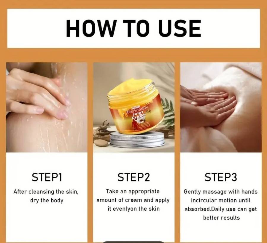 Bee Venom Joint Care Cream 2 PC's