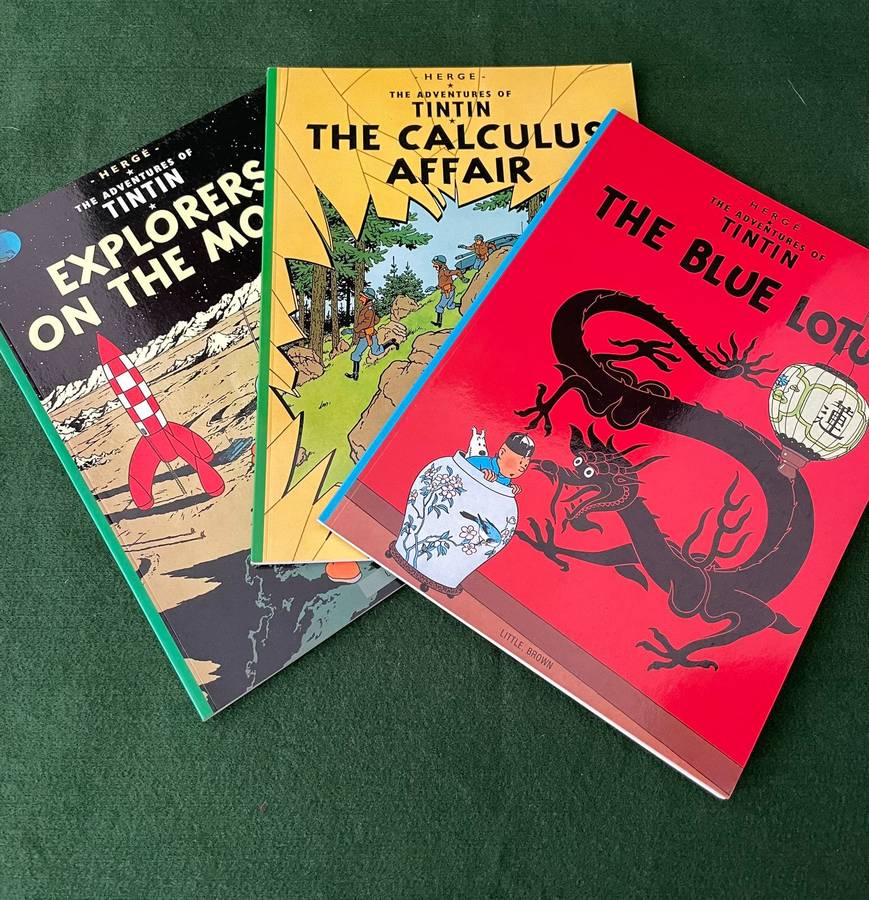 Tintin Books - x 3