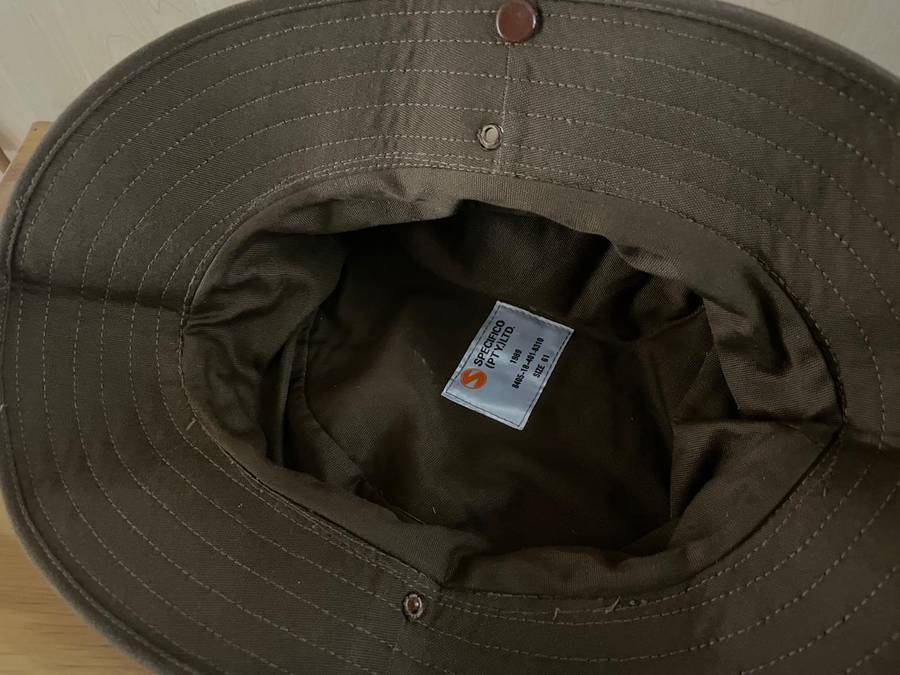 SADF Bush / Bos Hoed : **Border War : 1980s SADF Nutria Bush Hat Size: 61