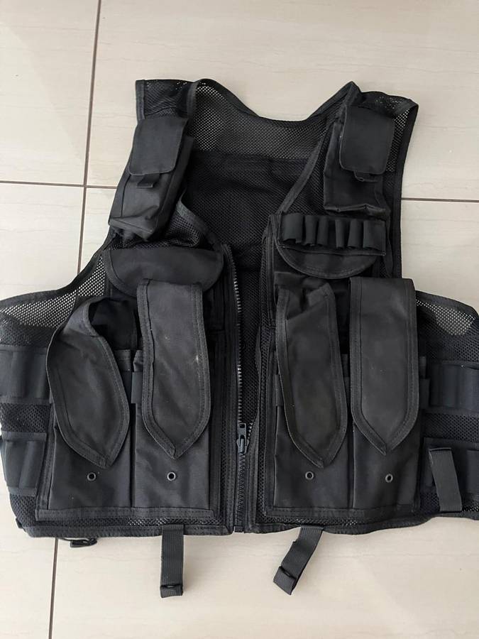 Battle jacket : Used for Paintball or other outdoor activities - Big size - adjustable