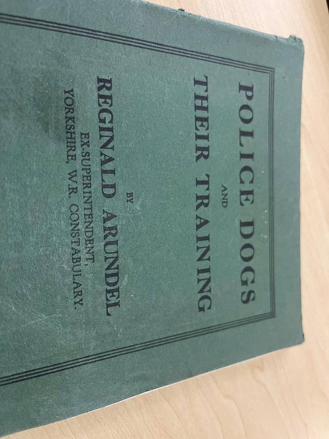 Dog Training Manual - 1933 Old British Police Manual - awesome